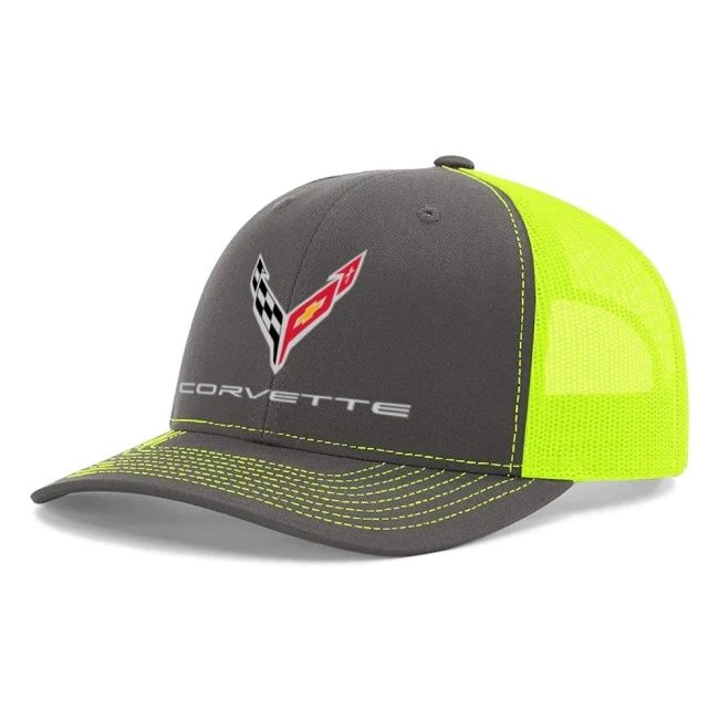 C8 Corvette Snapback Hat - Chevy Structured Mesh Back Cap-SR1 Performance