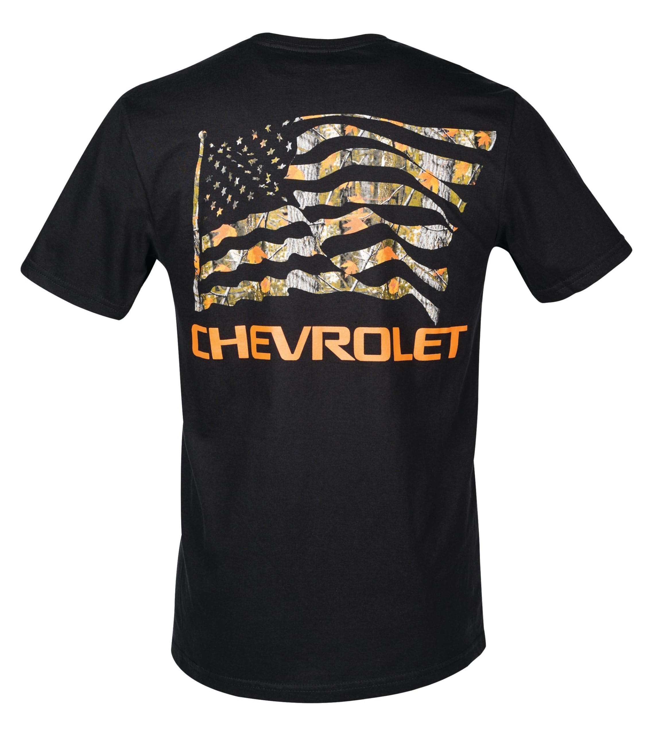 Chevrolet Bowtie Camo American Flag Shirt - Chevy Camouflage Men's Tee