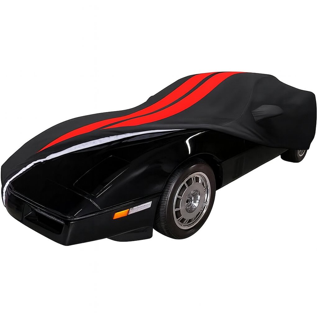 C4 Corvette Car Cover - Custom Fit Outdoor/Indoor UV & Rain Protection - Ultraguard Plus 300 Denier High End Fit for 1984-1996 C4, Z51, GS, ZR1 Convertible, Hardtop Corvettes