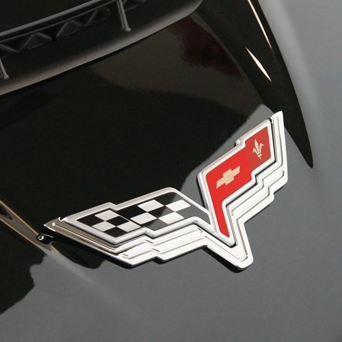 Corvette Billet Emblem Bezels : C6,Z06,ZR1 and Grand Sport Single (1 pc)