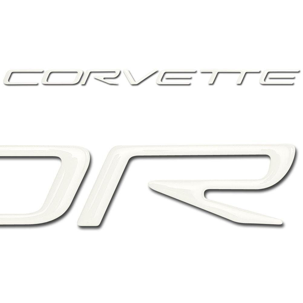 Corvette Domed Fuel Rail Decal Letters : 1997-2004 C5 Logo