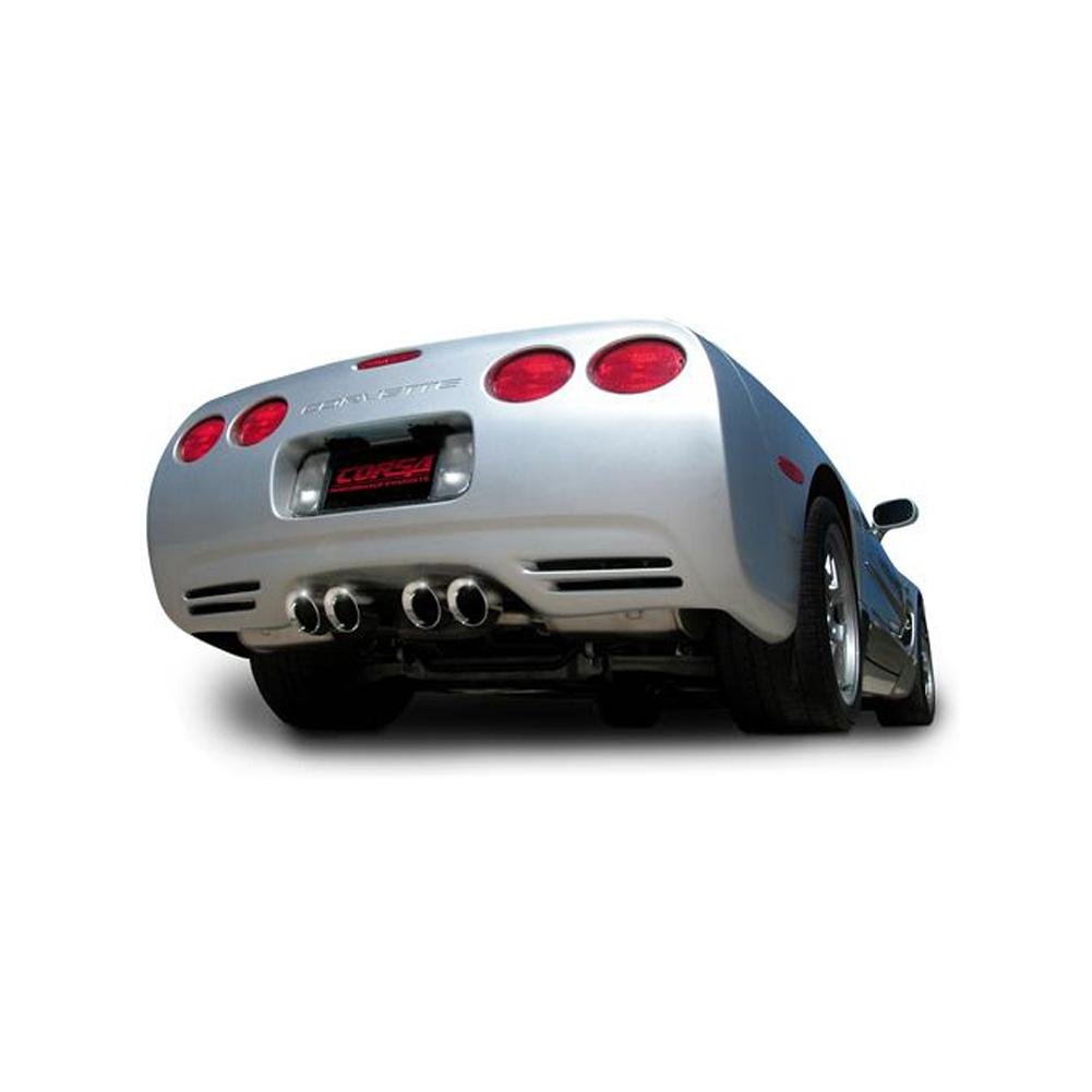 Corsa Corvette Exhaust (14132): Corsa Xtreme High-Performance Axle-Back Quad Exhaust For ’97 – ’04 C5/C5 Z06