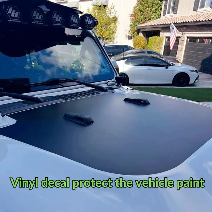Lensun 90W 12V Hood Flexible Solar Panel for Jeep Wrangler JL (2018-Present) Except Rubicon - Off Grid Solar Power for Offroading/Overlanding/Camping