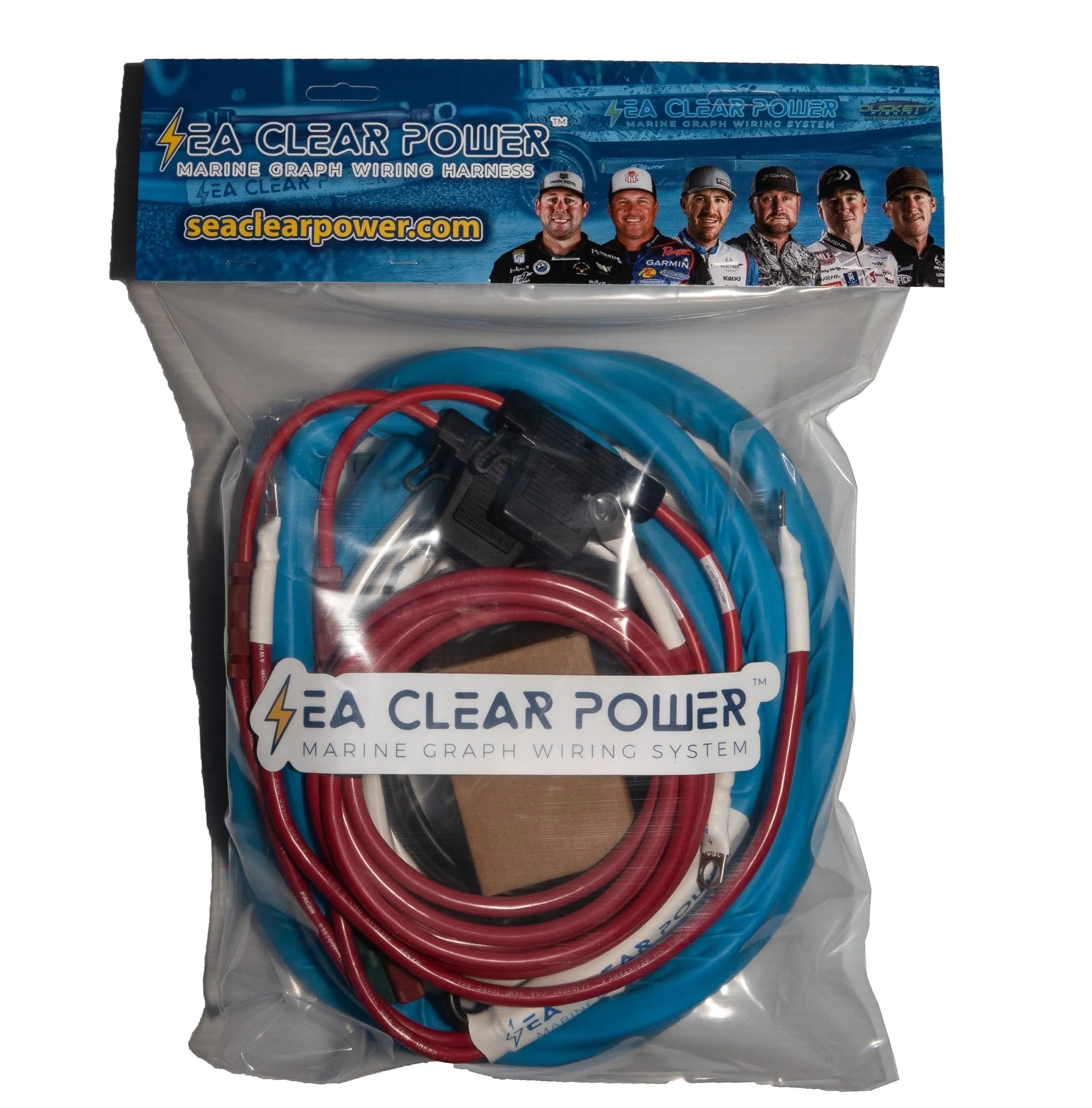 Sea Clear Power #1 Rated Walleye Boat Marine Graph Wiring Harness - for The Sole Purpose of Wiring up Your Marine Electronics