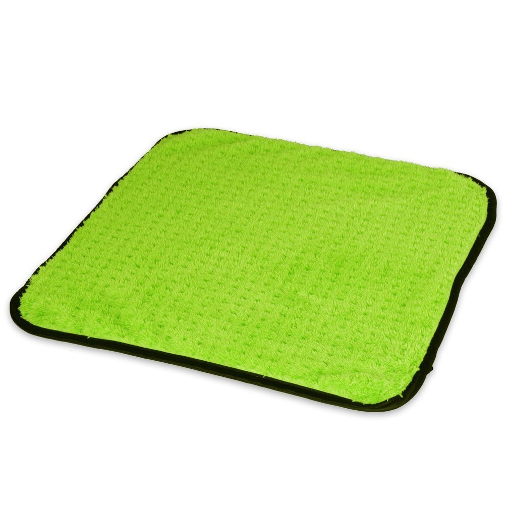 Liquid X Green Xtreme Detail Plush Waffle Weave Towel - 16" x 16"