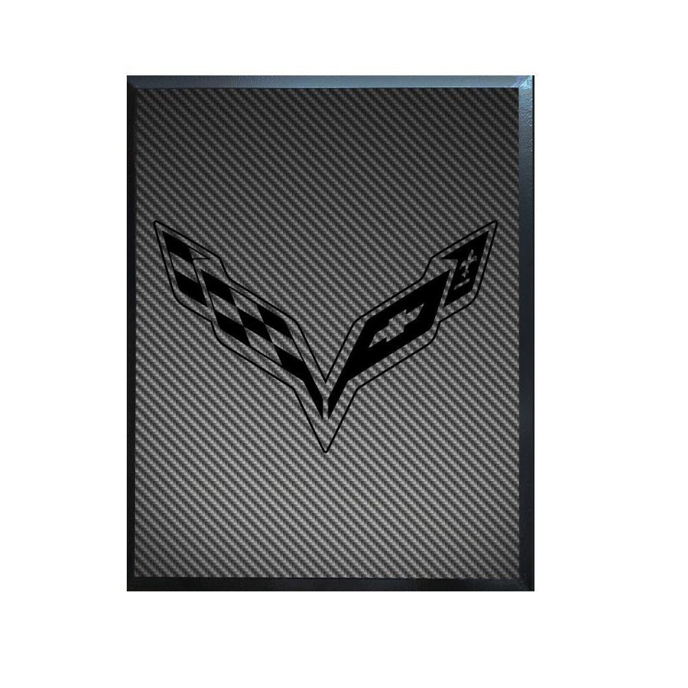 C7 Corvette Wood Plaque Sign