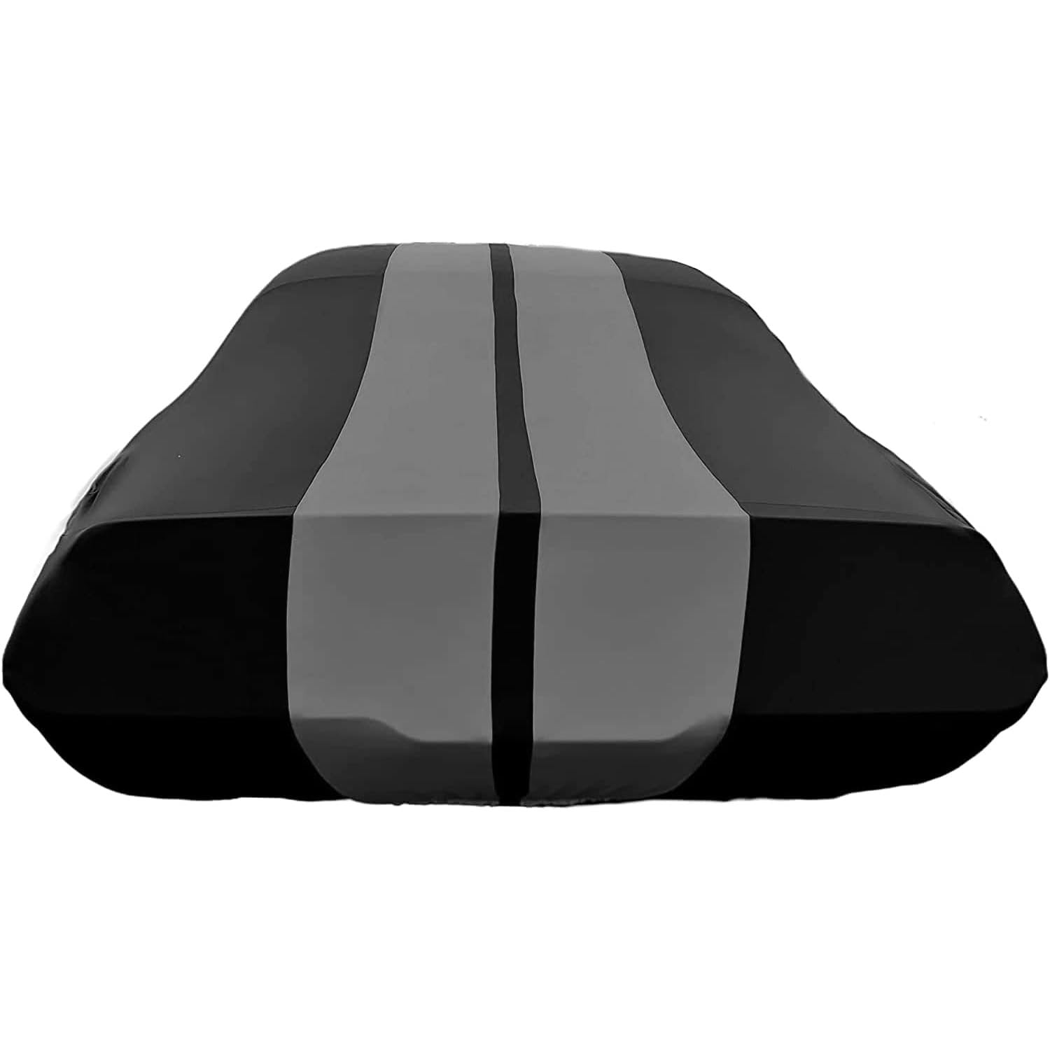 1964-1972 Chevrolet Chevelle Indoor Car Cover - Ultraguard Stretch Satin - The Ultimate Custom Fit (Black with Gray Stripes, 1964-1972 Chevrolet Chevelle)