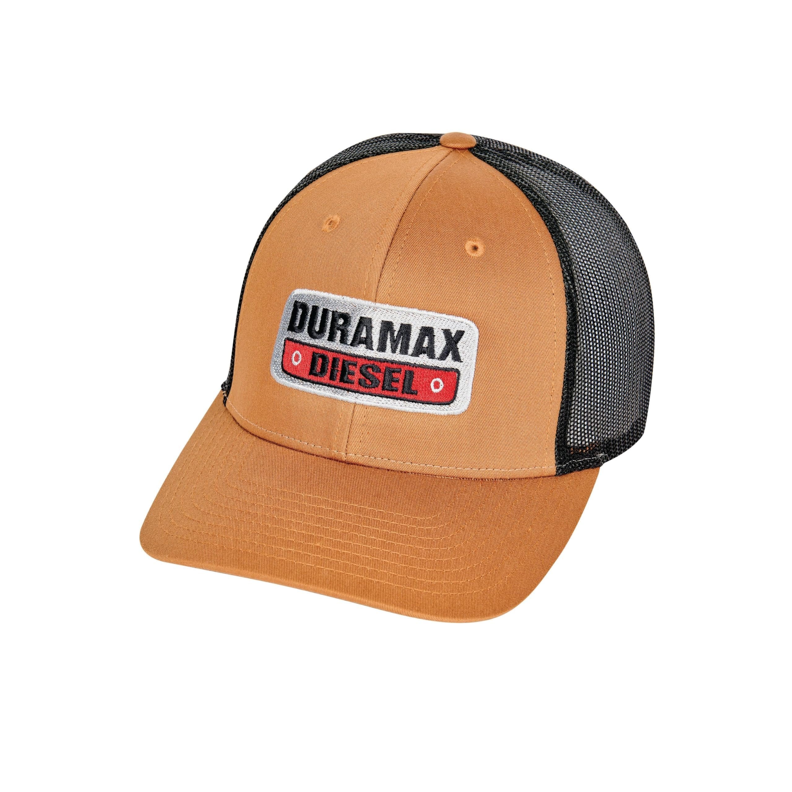 Chevy Duramax Diesel Trucker Snapback Hat - Chevrolet Cap Brown-SR1 Performance