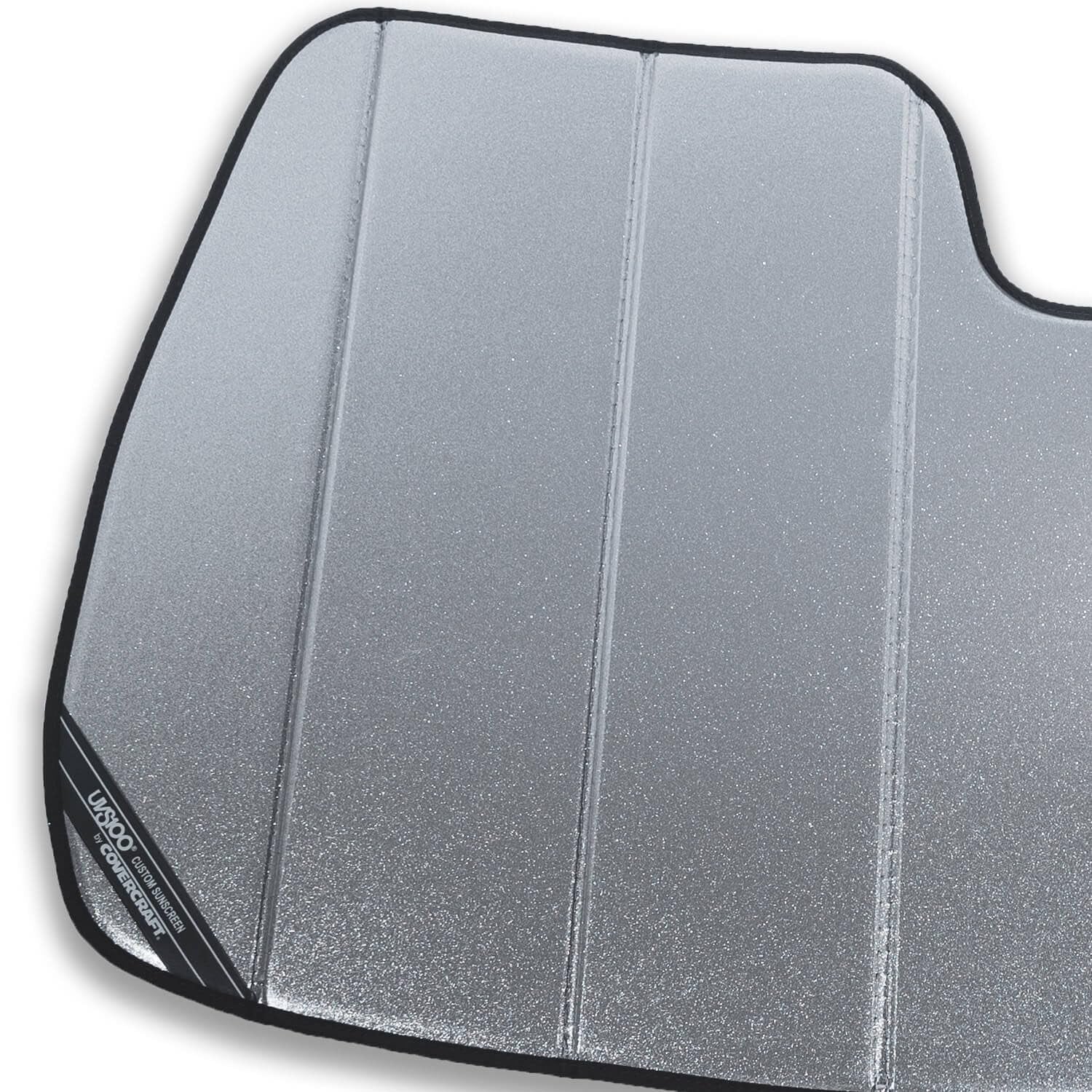 Accordion Style Sunshade - Insulated Silver Windshield Sun Shade with Logo Foldable