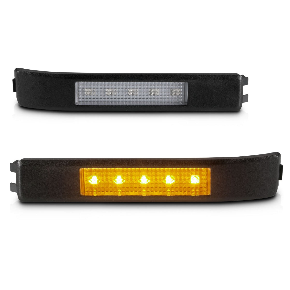 FORD F-150 09-14 LED AMBER MIRROR LIGHT CLEAR LENS (2PC)