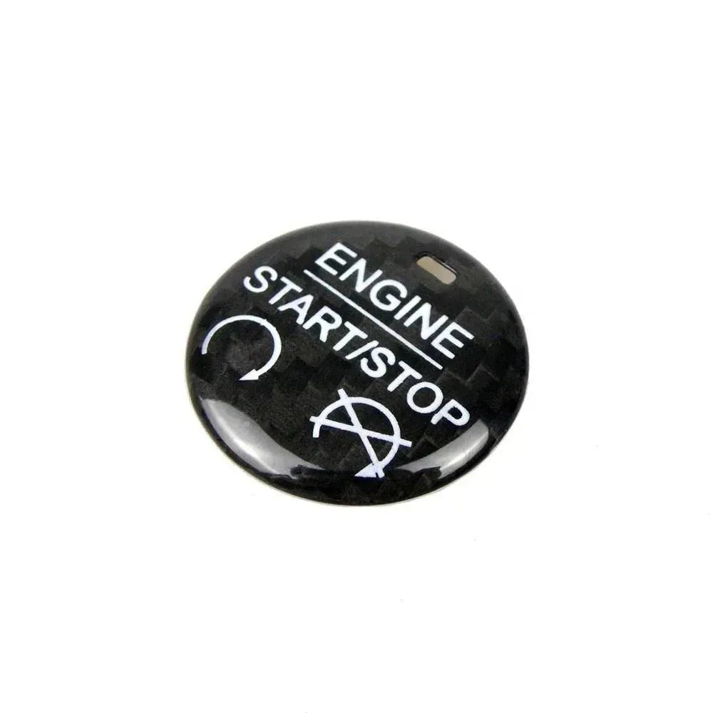 Mustang 2015-2023 Engine Start Stop Button Carbon Fiber Cover - carbonaddons Carbon Fiber Parts, Accessories, Upgrades, Mods