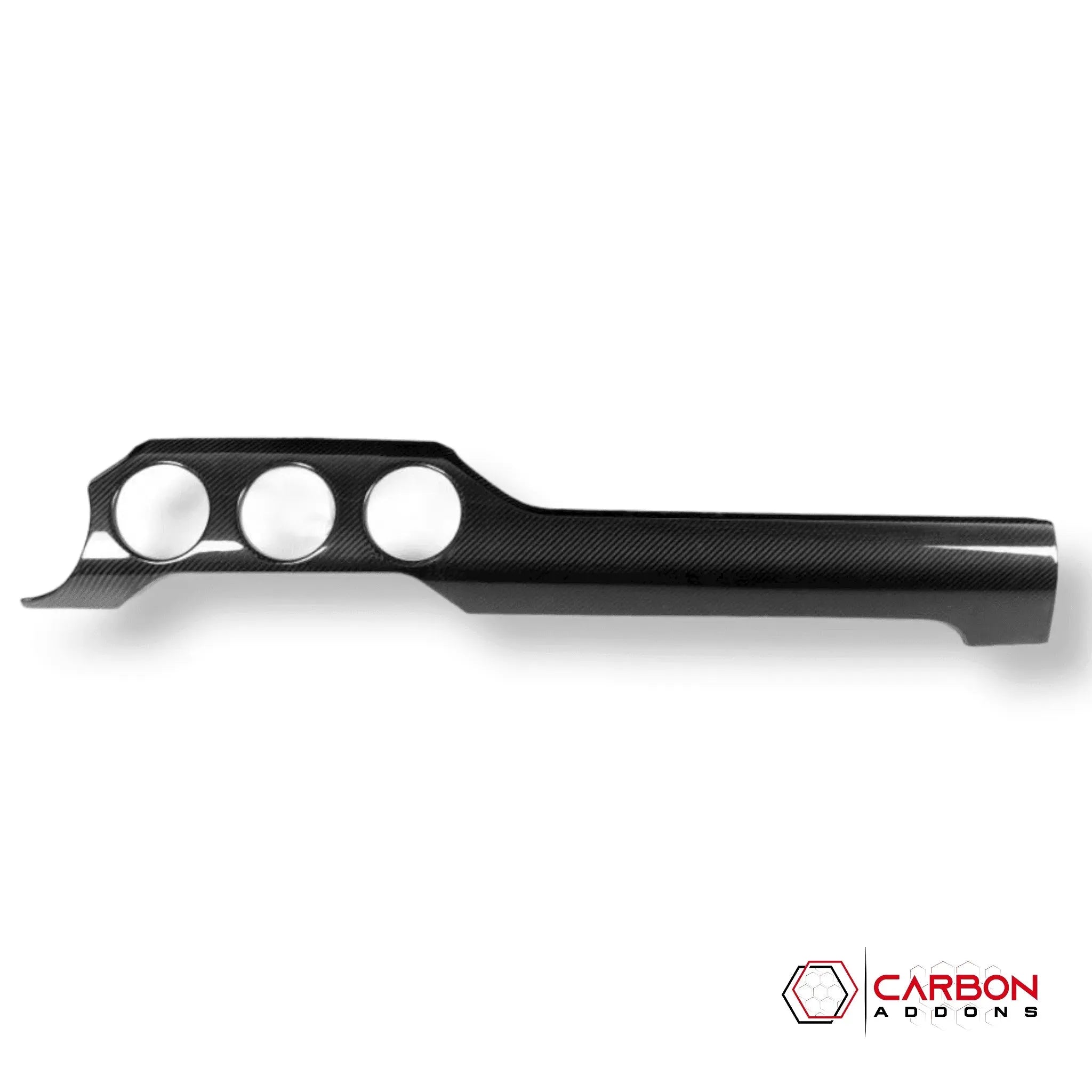 Mustang 2015-2023 Hard Carbon Fiber Dashboard Cover - carbonaddons Carbon Fiber Parts, Accessories, Upgrades, Mods