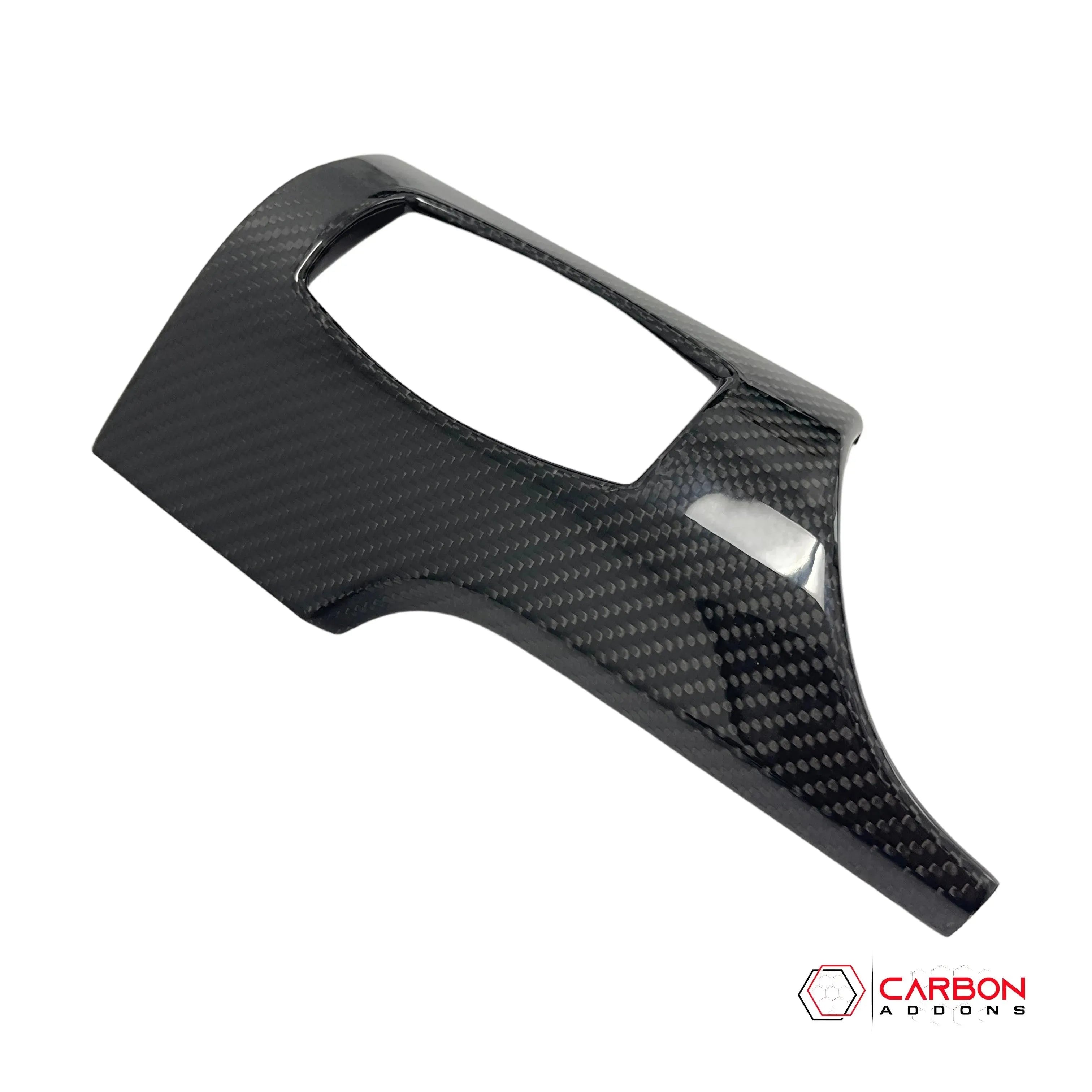 Mustang 2015-2023 Hard Carbon Fiber Driver Side Dashboard Trim Covers - carbonaddons Carbon Fiber Parts, Accessories, Upgrades, Mods