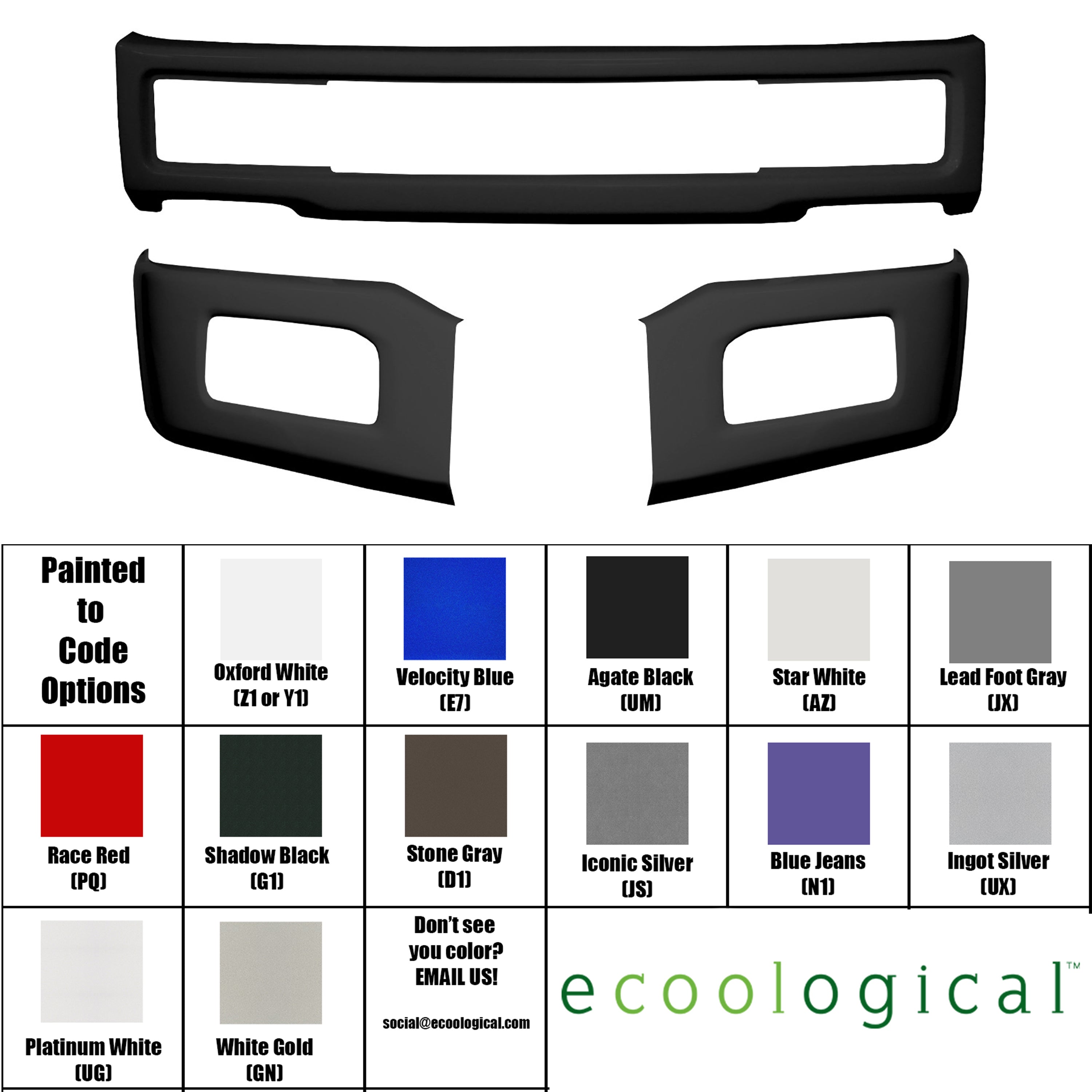 2018-2020 Ford F150 Front Bumper Covers - BumperShellz