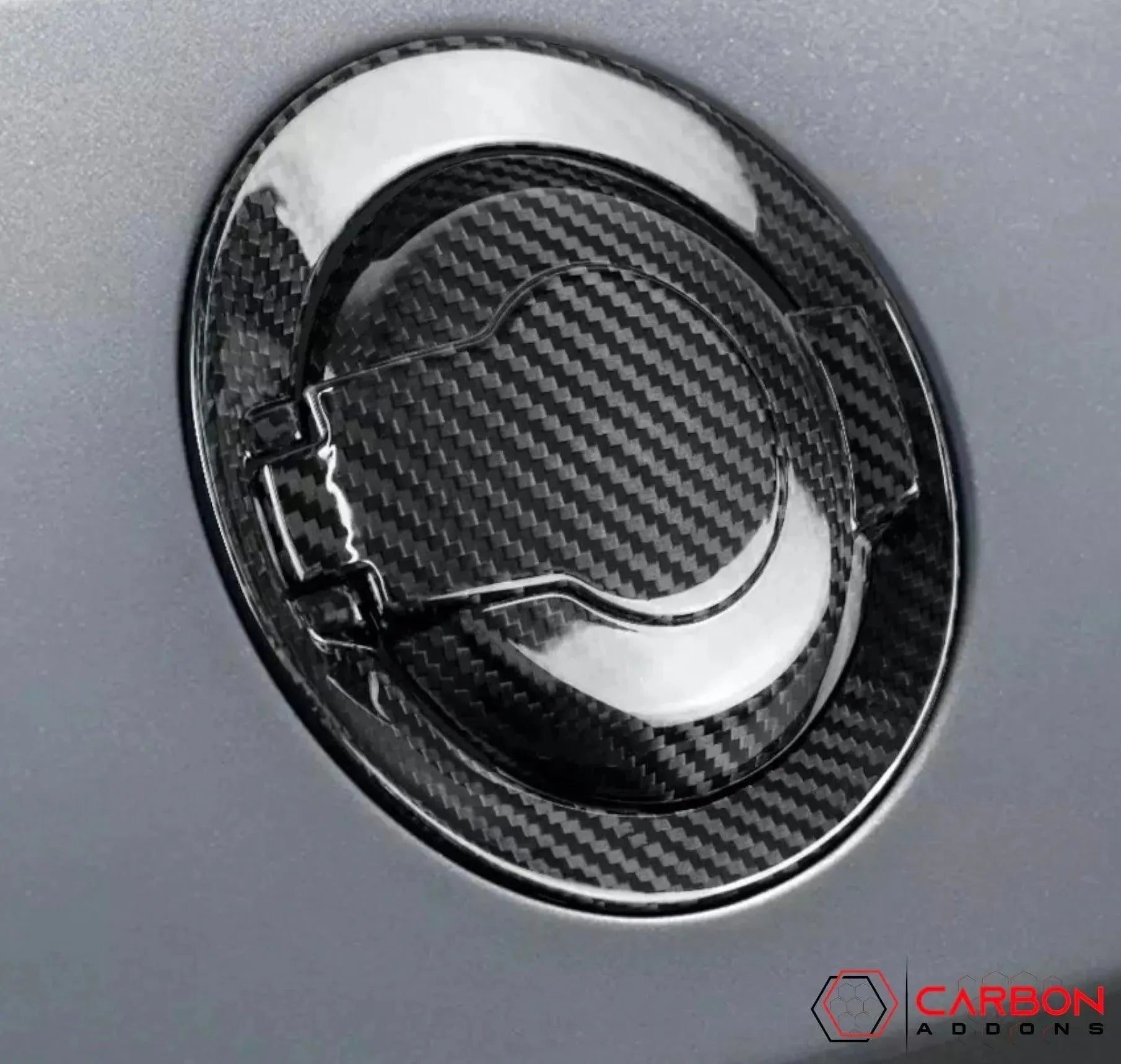 Real Carbon Fiber Gas Cap Cover for Dodge Challenger 2015-2023 - carbonaddons Carbon Fiber Parts, Accessories, Upgrades, Mods