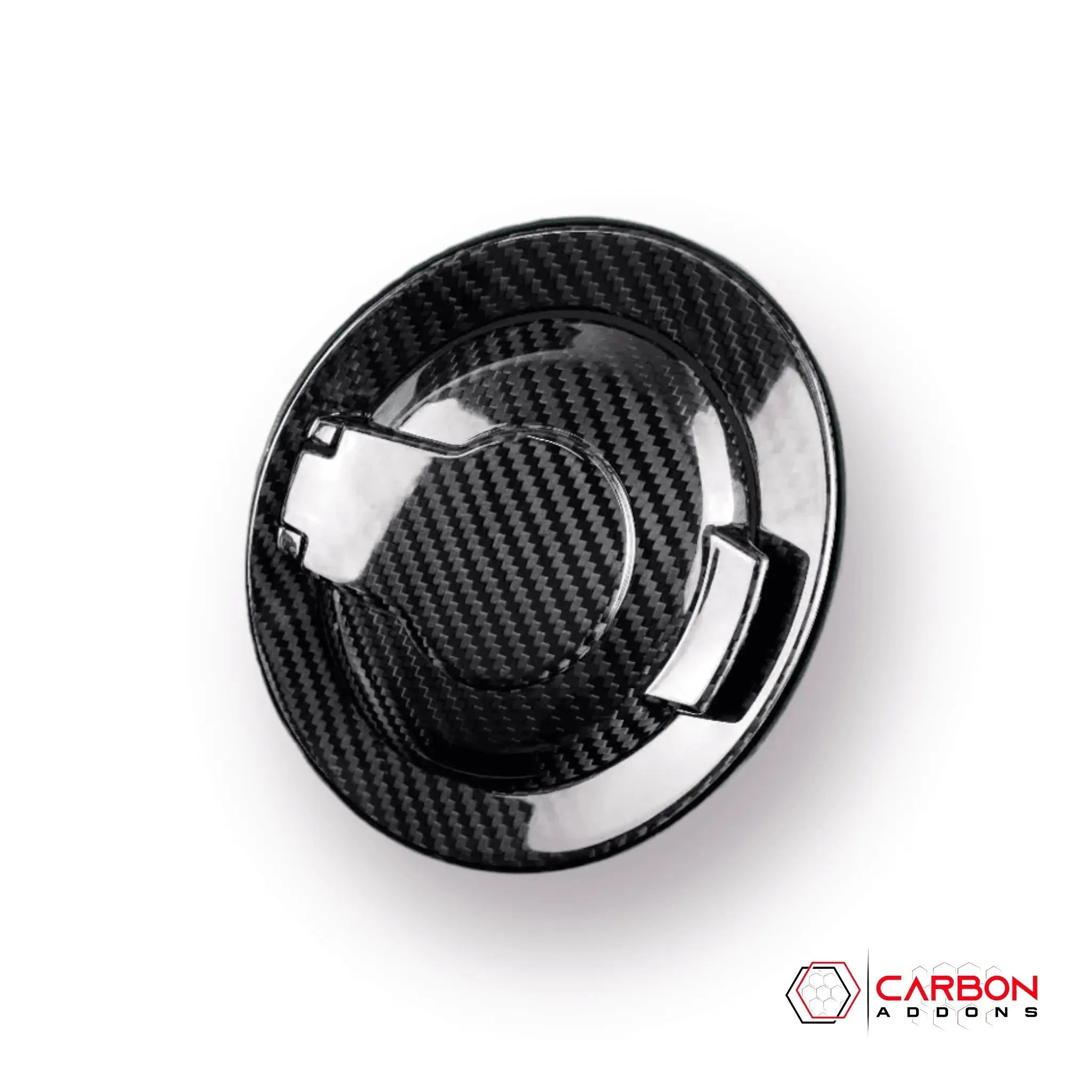 Real Carbon Fiber Gas Cap Cover for Dodge Challenger 2015-2023 - carbonaddons Carbon Fiber Parts, Accessories, Upgrades, Mods