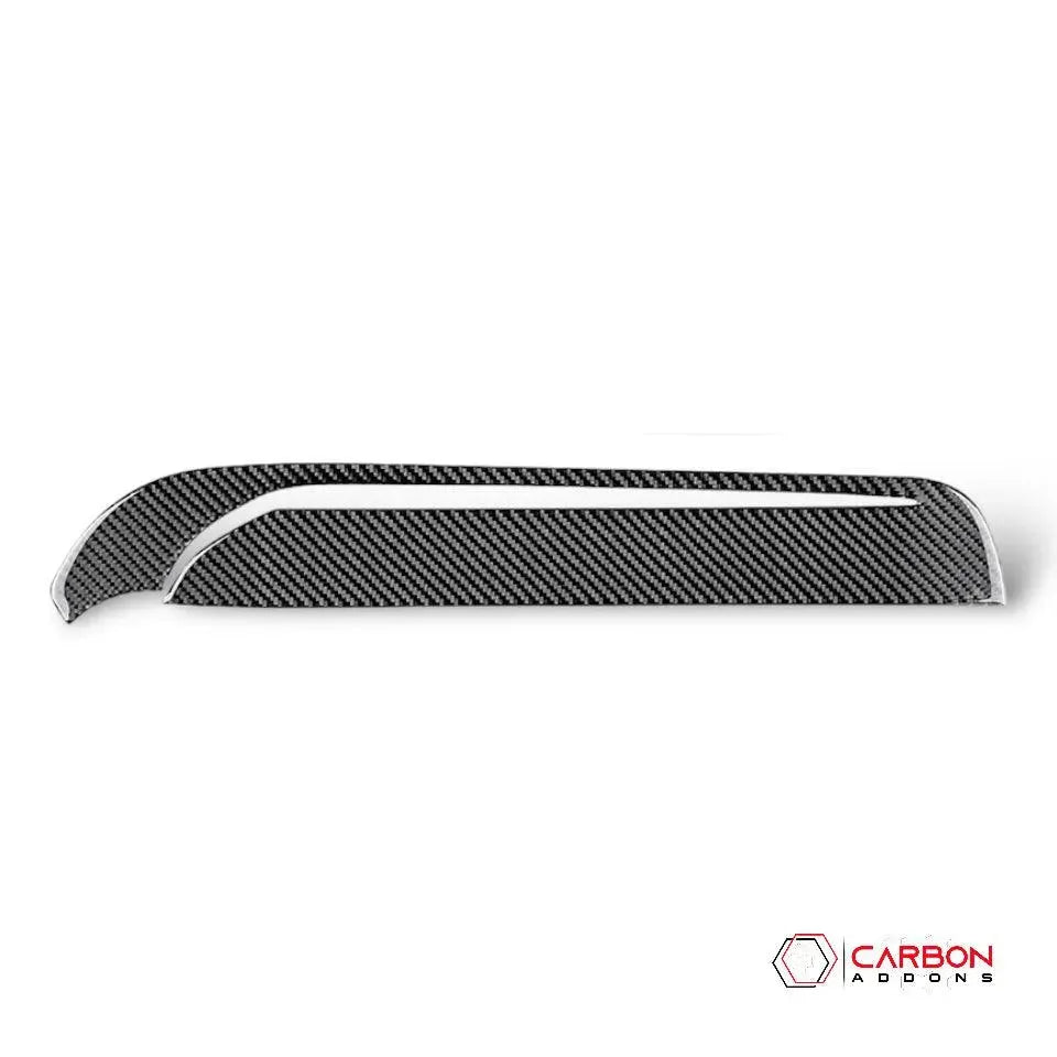 Real Carbon Fiber Glove Box Trim Overlay for 2011-2020 Dodge Durango - carbonaddons Carbon Fiber Parts, Accessories, Upgrades, Mods