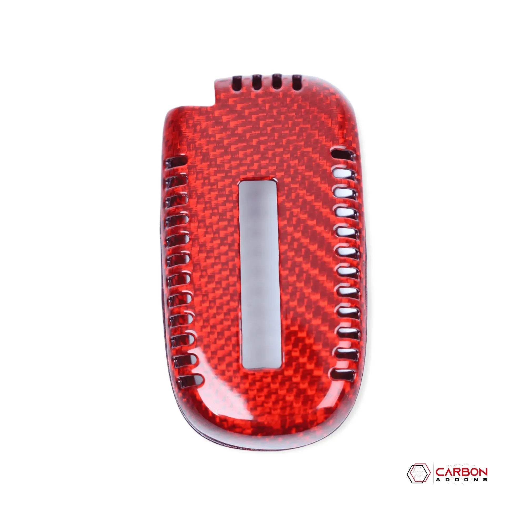 Real Carbon Fiber Key fob Cover for 2011-2023 Dodge Charger Challenger Durango Jeep Chrysler - carbonaddons Carbon Fiber Parts, Accessories, Upgrades, Mods