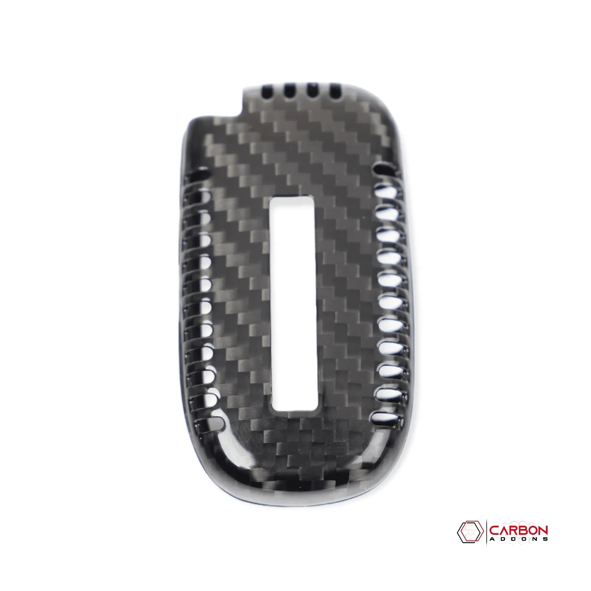 Real Carbon Fiber Key fob Cover for 2011-2023 Dodge Charger Challenger Durango Jeep Chrysler - carbonaddons Carbon Fiber Parts, Accessories, Upgrades, Mods