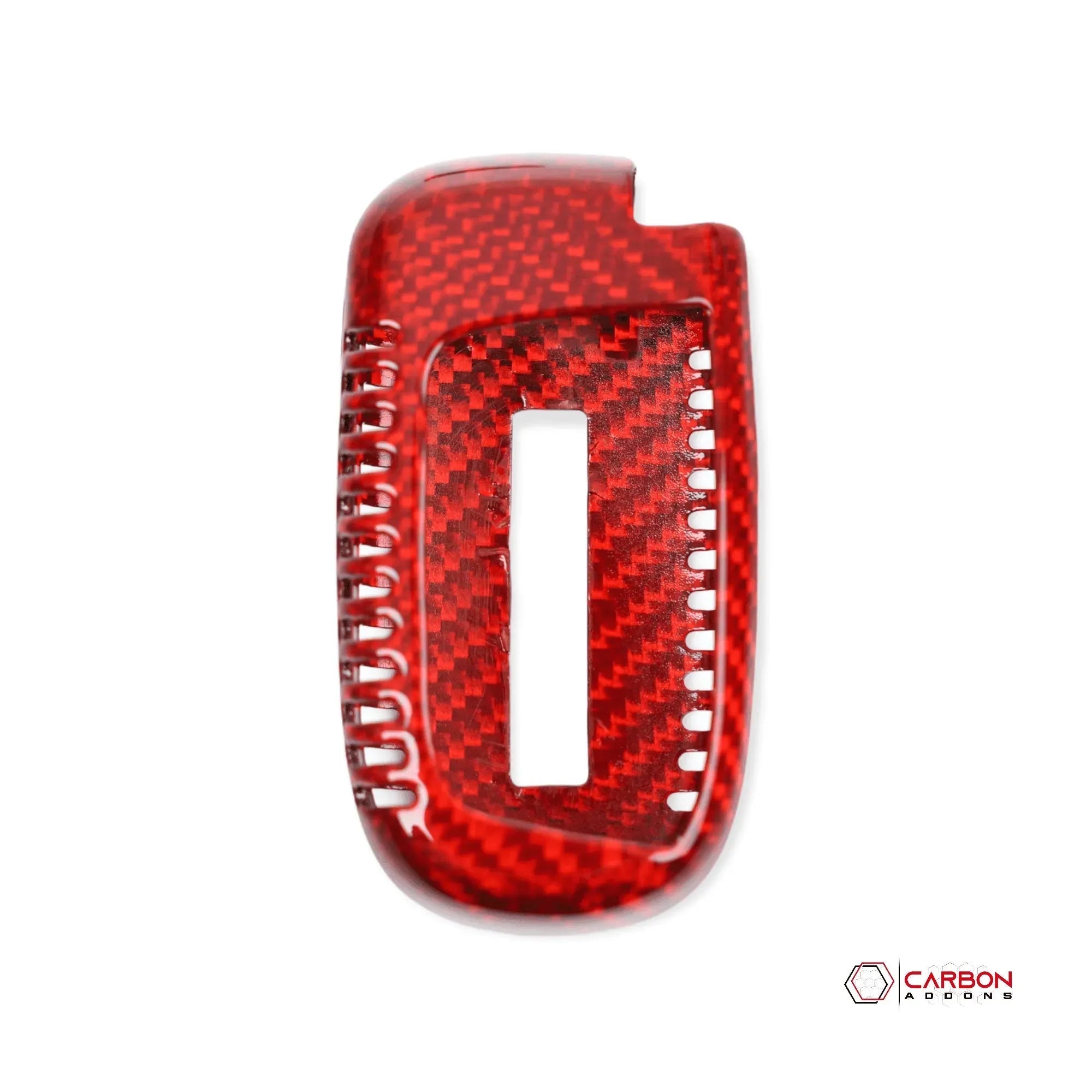 Real Carbon Fiber Key fob Cover for 2011-2023 Dodge Charger Challenger Durango Jeep Chrysler - carbonaddons Carbon Fiber Parts, Accessories, Upgrades, Mods