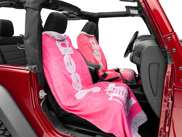 Towel2Go Seat Cover with Jeep and Grille Logo