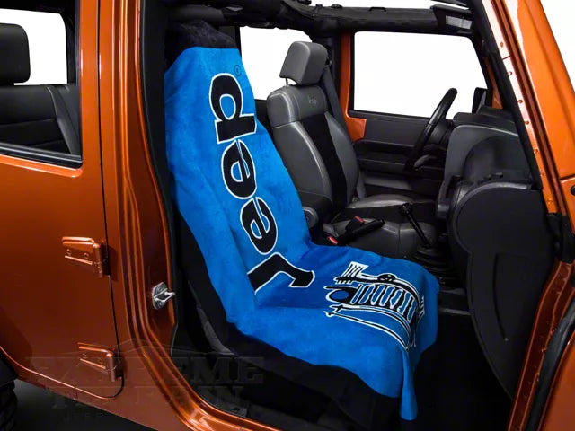Towel2Go Seat Cover with Jeep and Grille Logo