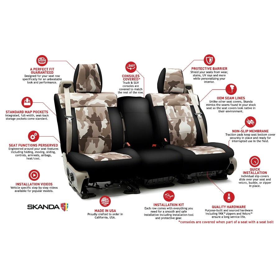 Custom Seat Cover Skanda Camo