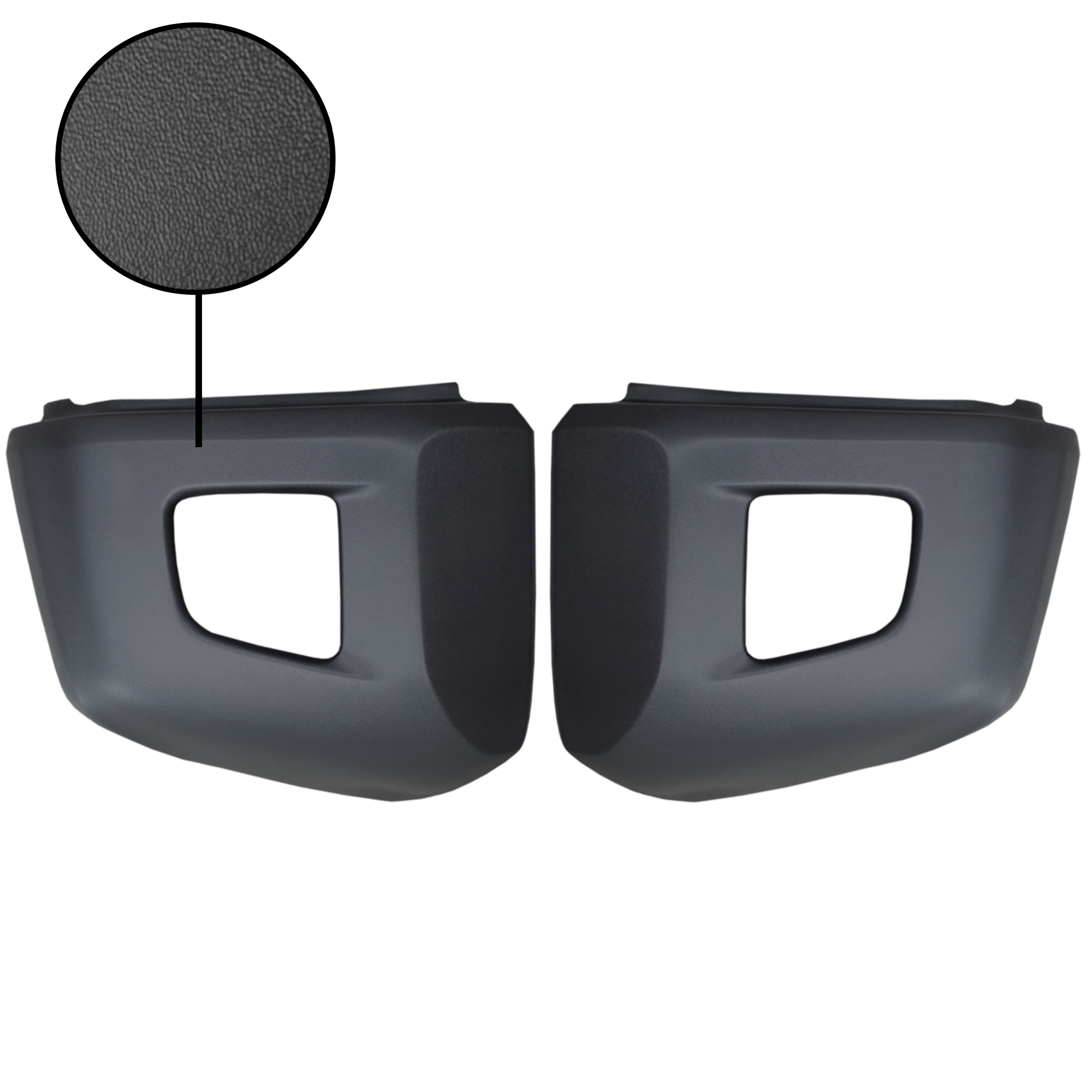 2014-2021 Tundra Front Bumper Overlays BumperShellz - Bumper Black-Out Kit