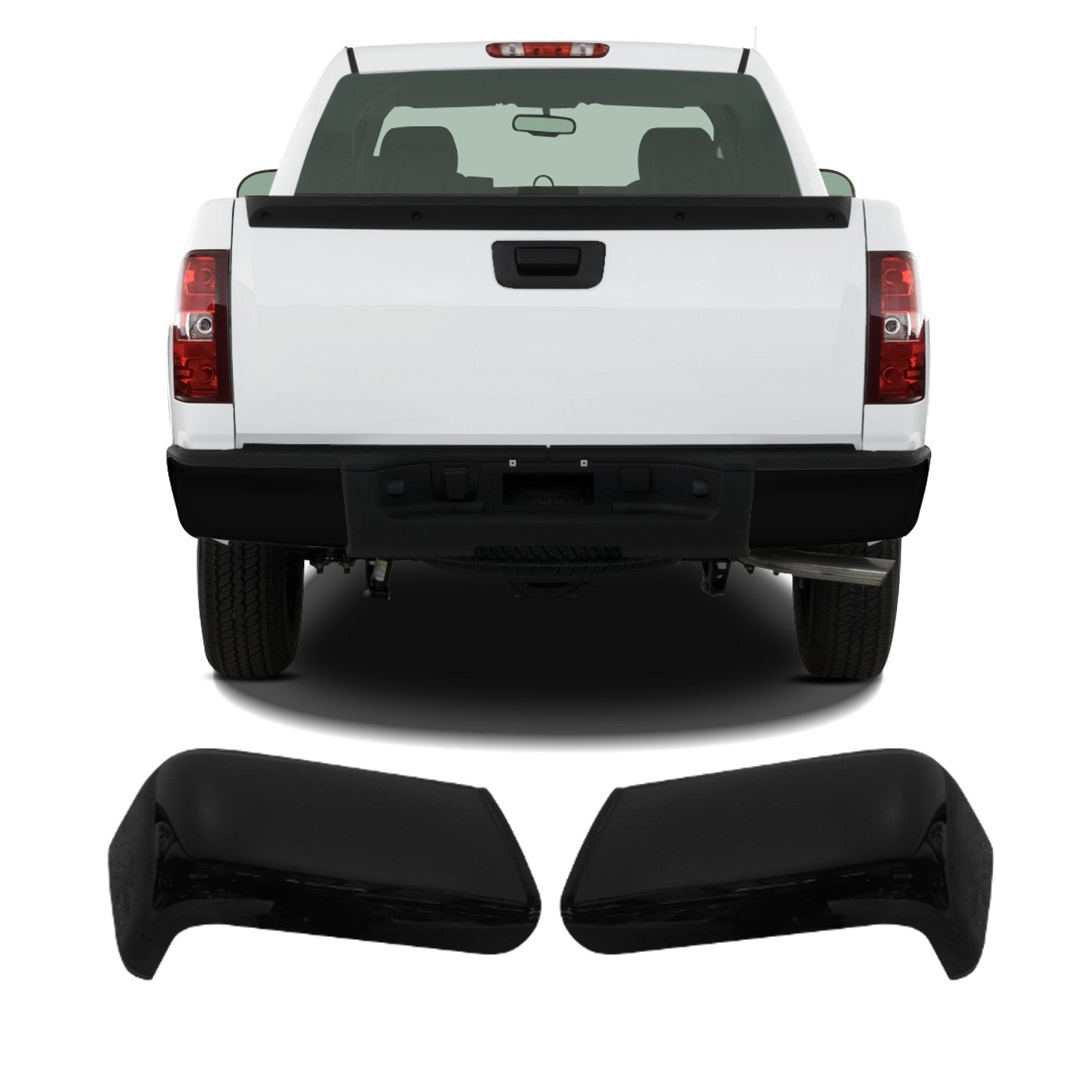 2007-2013 Chevy Silverado/GMC Sierra Rear Bumper Covers