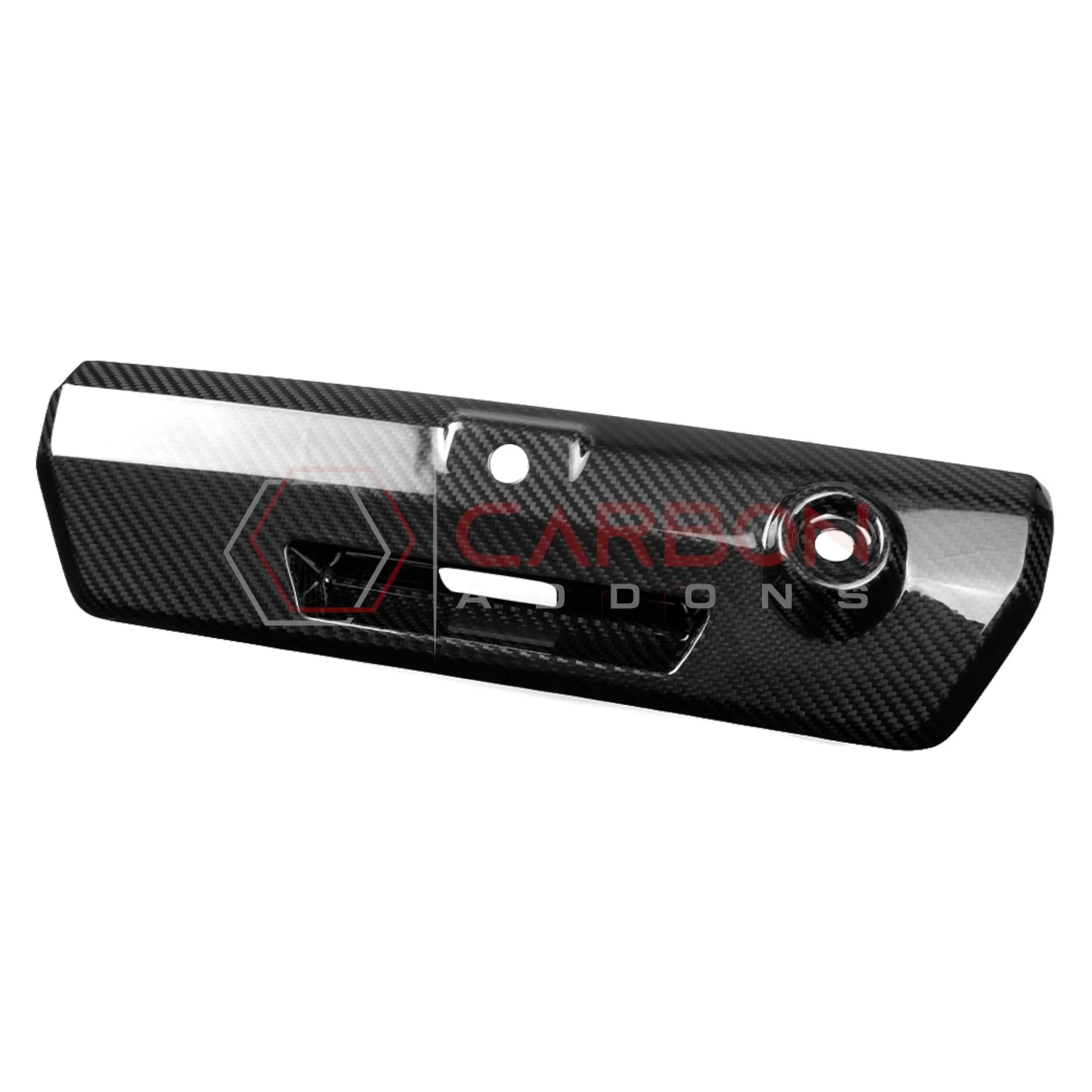 F150 2021-Up Tailgate Door Handles Real Carbon Fiber Cover