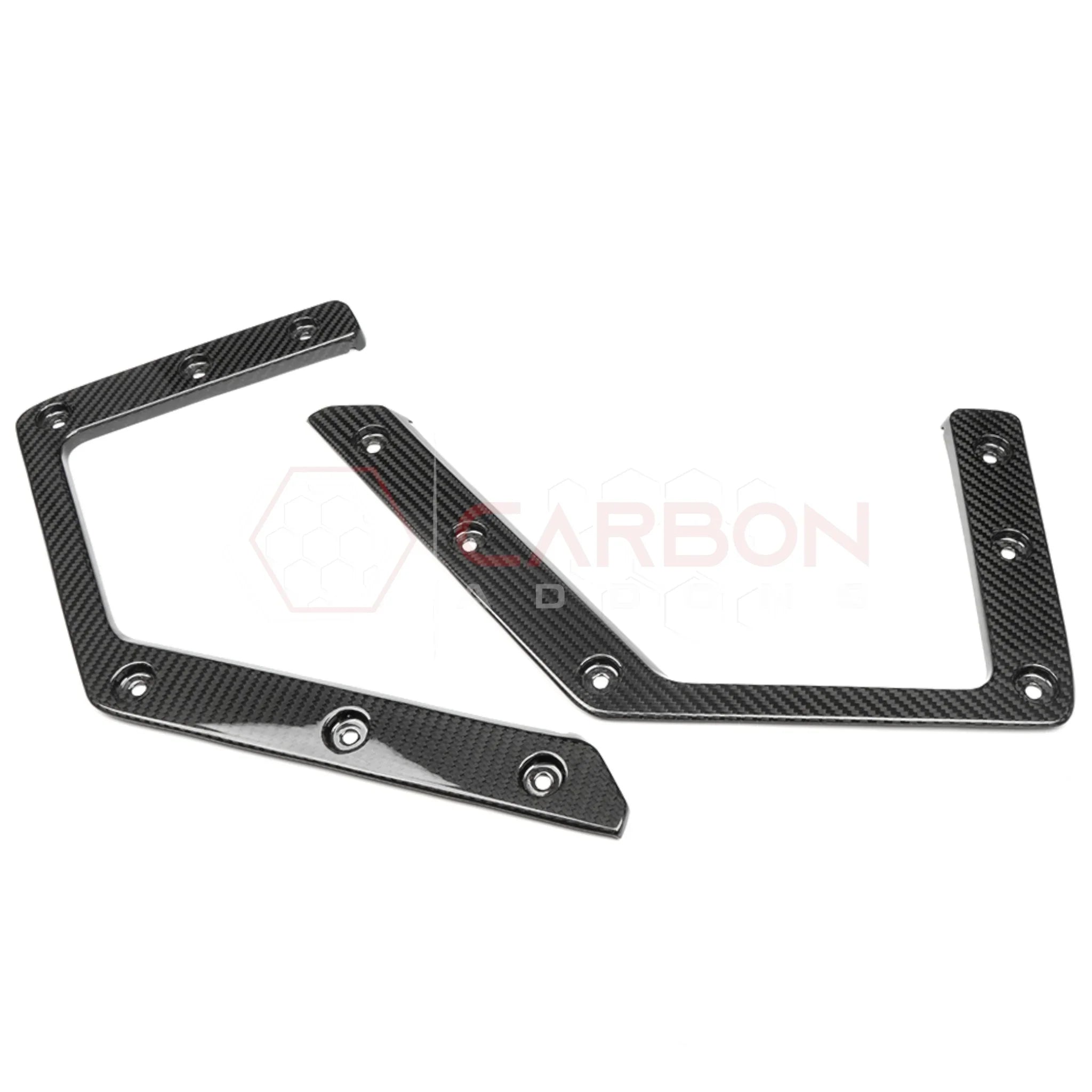2021–2025 Ford Bronco Front Door Storage Pocket Net Carbon Fiber Frame | Direct Replacement