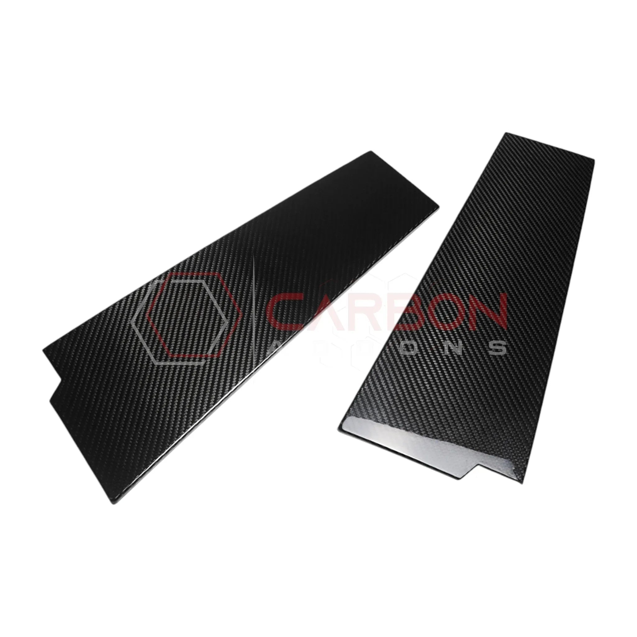 2021+ Bronco Real Carbon Fiber B-Pillar Trim Covers