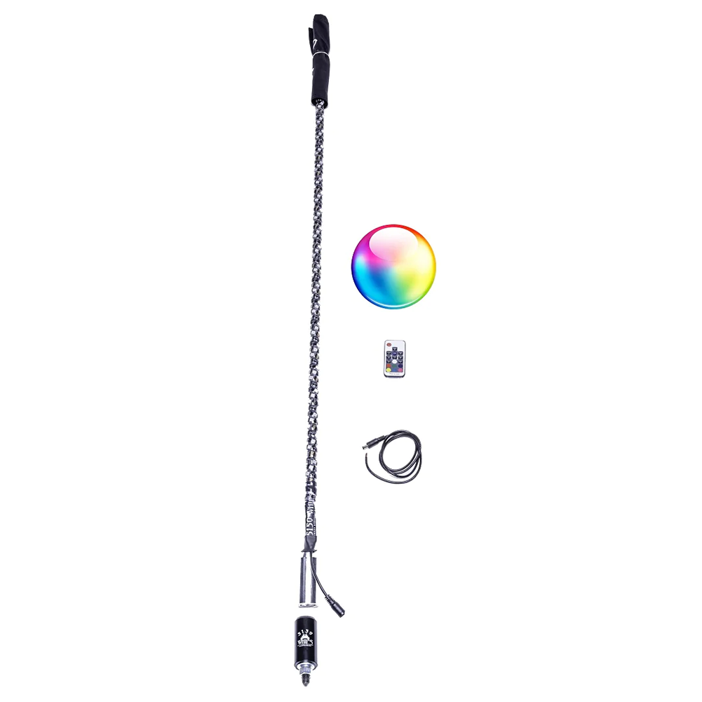 5150 Whips High Powered LED Color Changing Whip with Wireless Remote-SR1 Performance