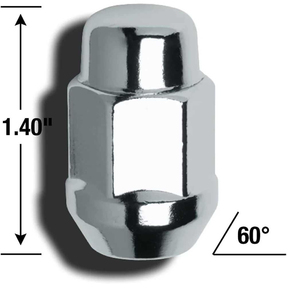 Gorilla Wheel Locks/Lug Nuts 12 x 1.5 - Chrome-SR1 Performance