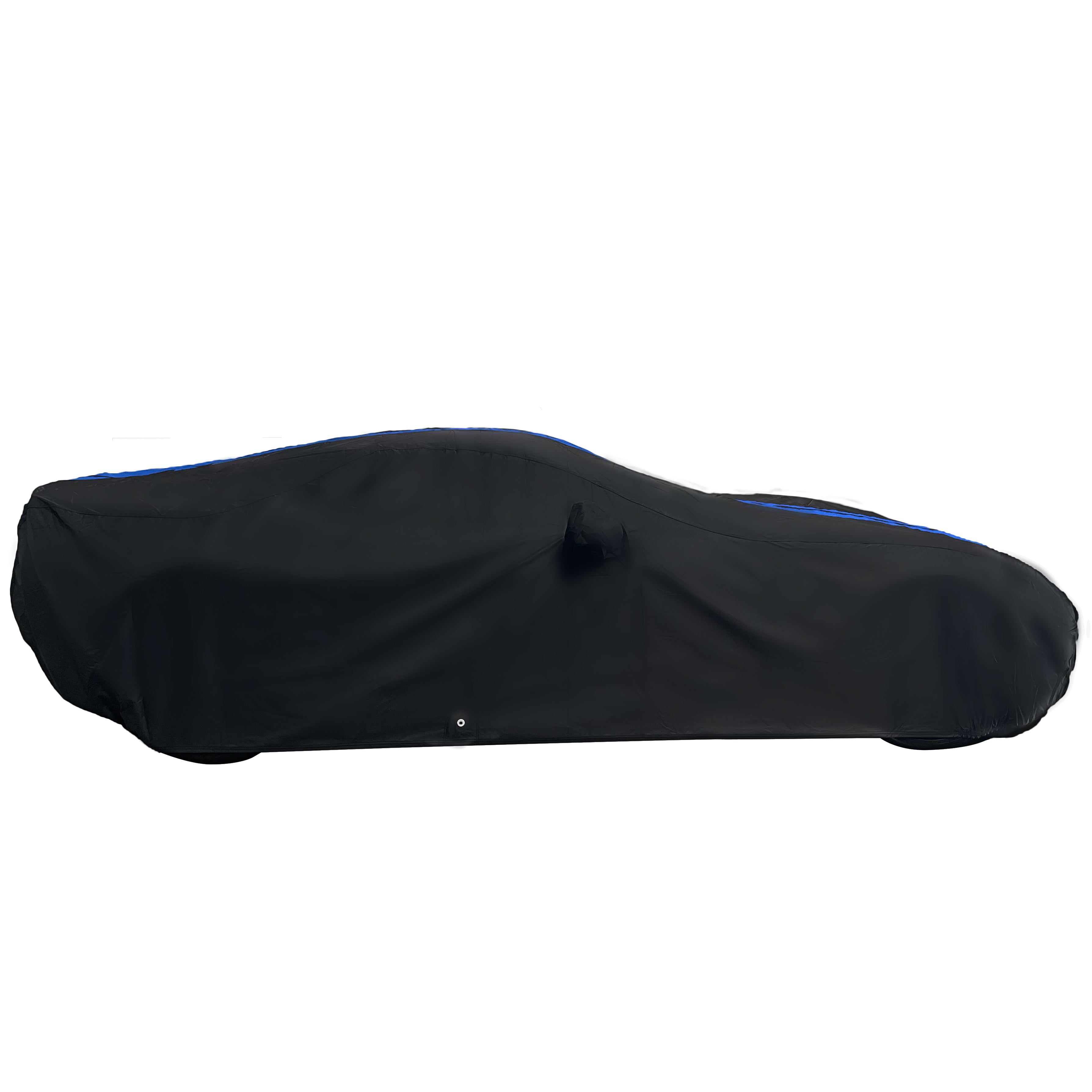 C7 Corvette Ultraguard Plus Car Cover - 300D Indoor/Outdoor Protection - Black with Blue Stripes-SR1 Performance
