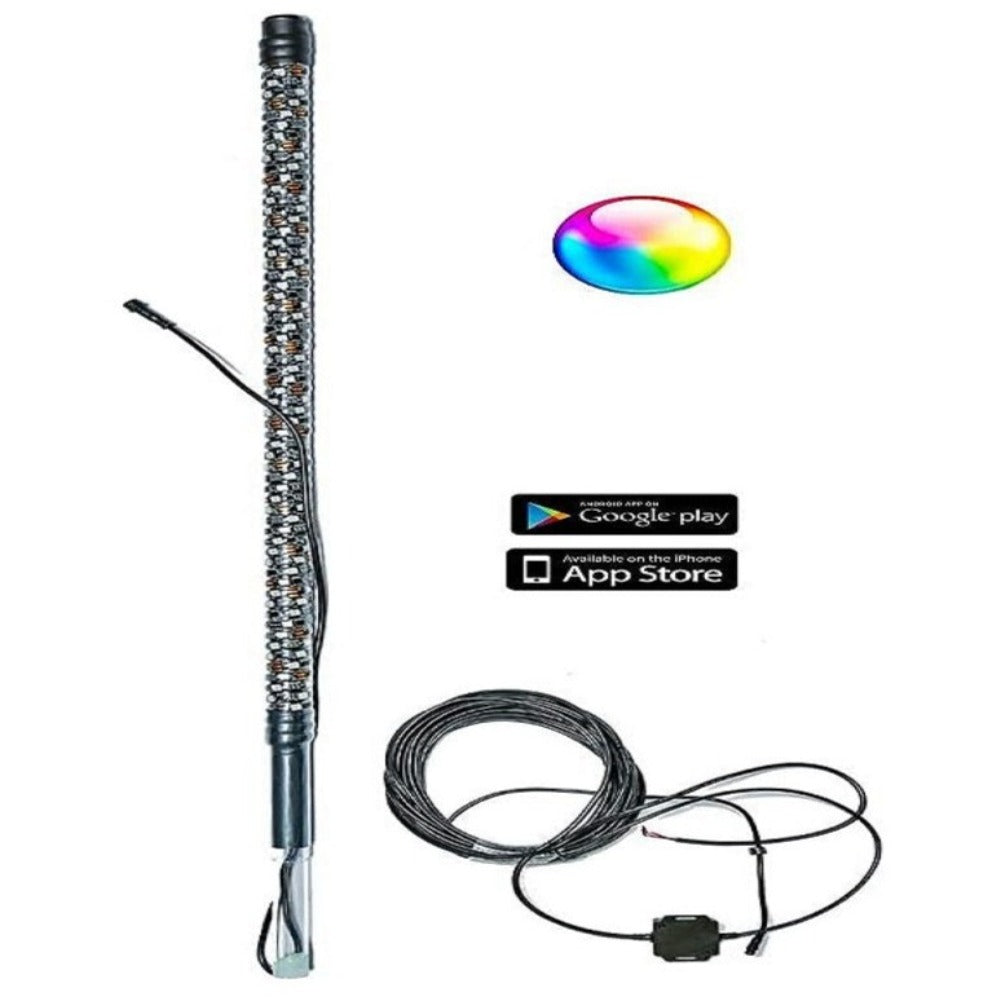 5150 Whips - Camp Locator 187 LED Whip - 3 Foot-SR1 Performance