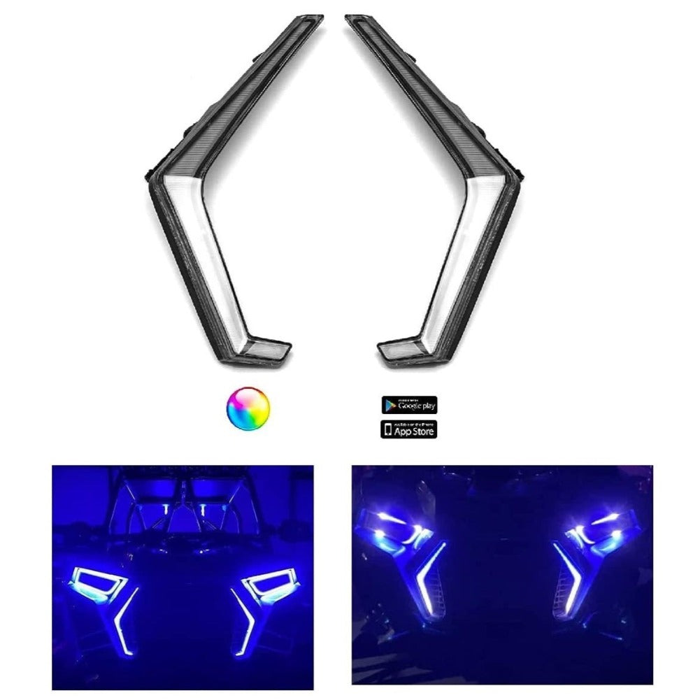RZR Turbo S 187 Style Fang Accent Light Kit with Control Harness-SR1 Performance