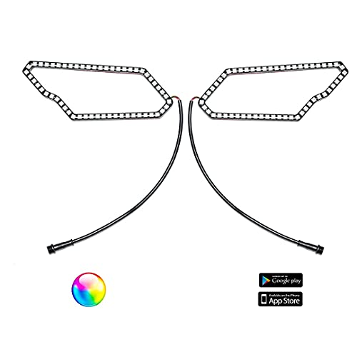187 Style Halos with Control Harness by 5150 Whips