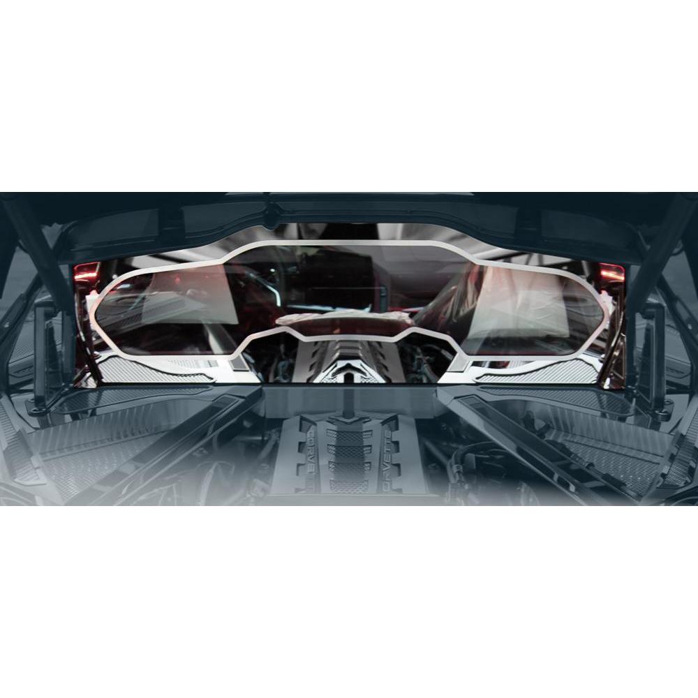 C8 Corvette Rear Window Frame Polished Stainless Steel w/Brushed Trim-SR1 Performance