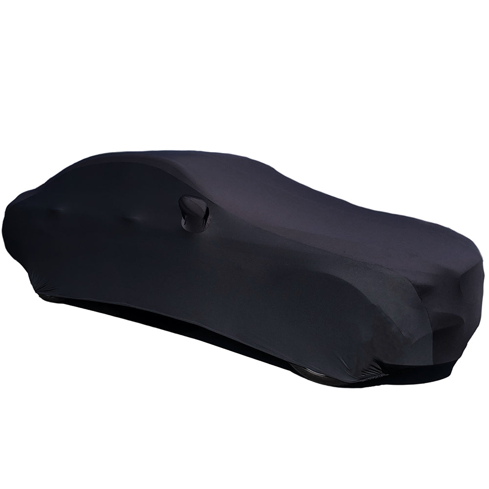 Audi A3, S3, A4, S4 Sedan Ultraguard Stretch Satin Indoor Car Cover - Black-SR1 Performance
