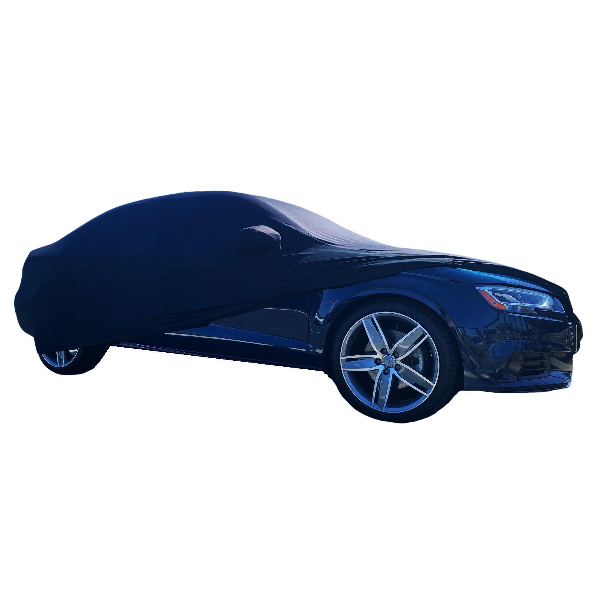 Audi A3, S3, A4, S4 Sedan Ultraguard Stretch Satin Indoor Car Cover - Black-SR1 Performance
