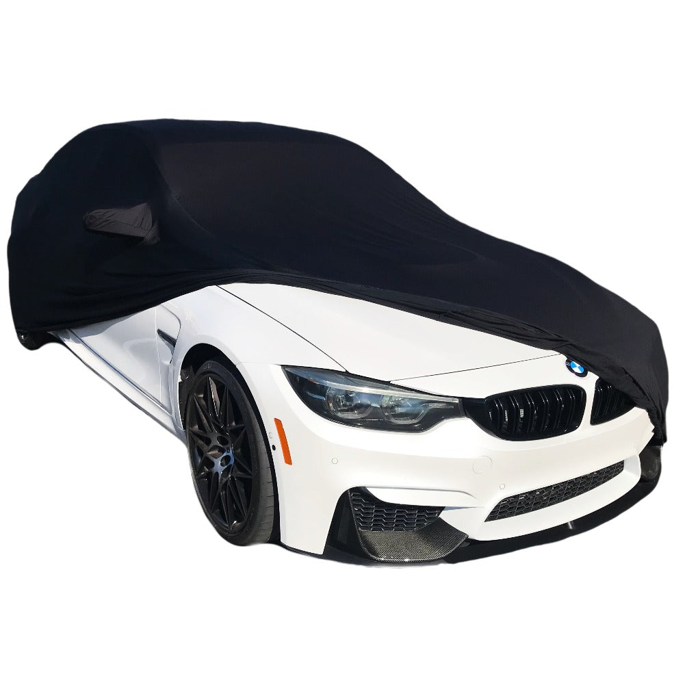 BMW 3 Series Sedan Ultraguard Stretch Satin Indoor Car Cover - Black-SR1 Performance