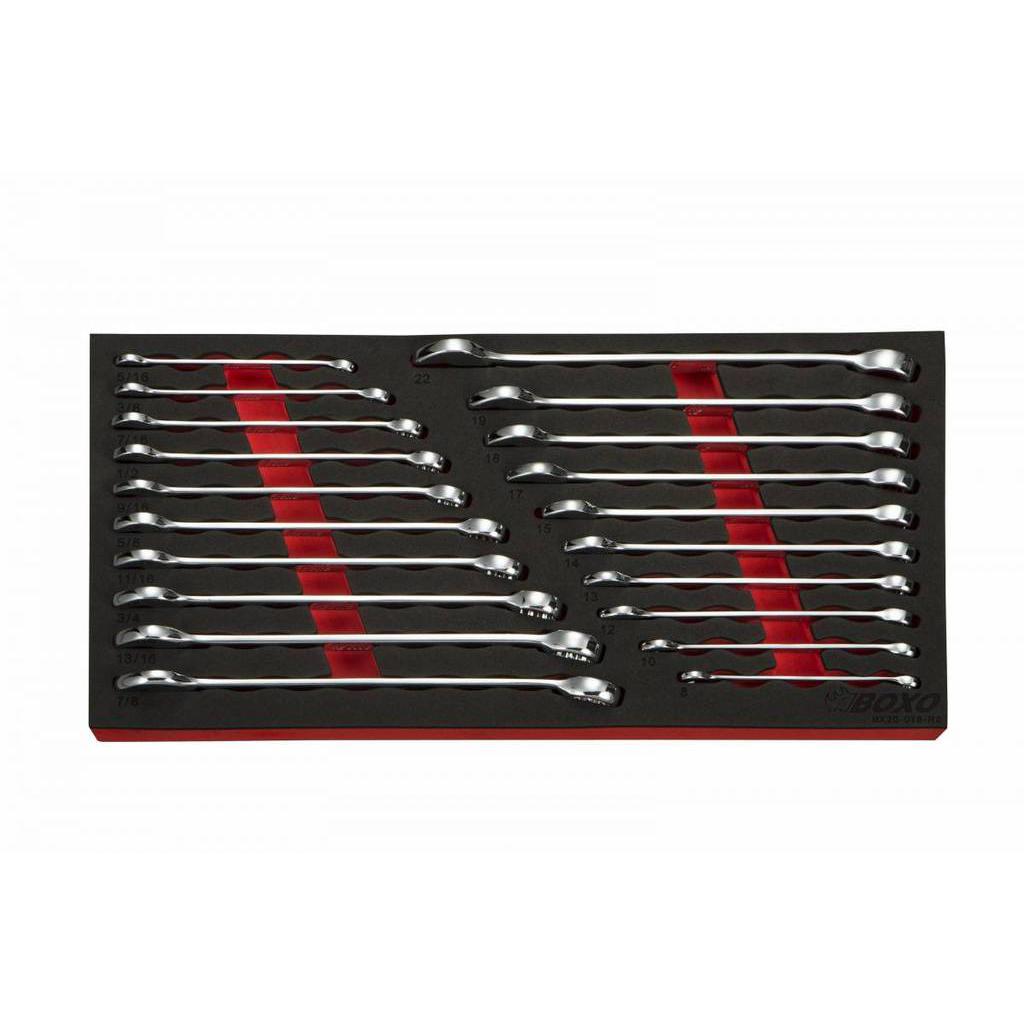 BOXO USA Heavy Duty 185pcs Metric & SAE Tool Set with 3 Drawers Carry Box-SR1 Performance