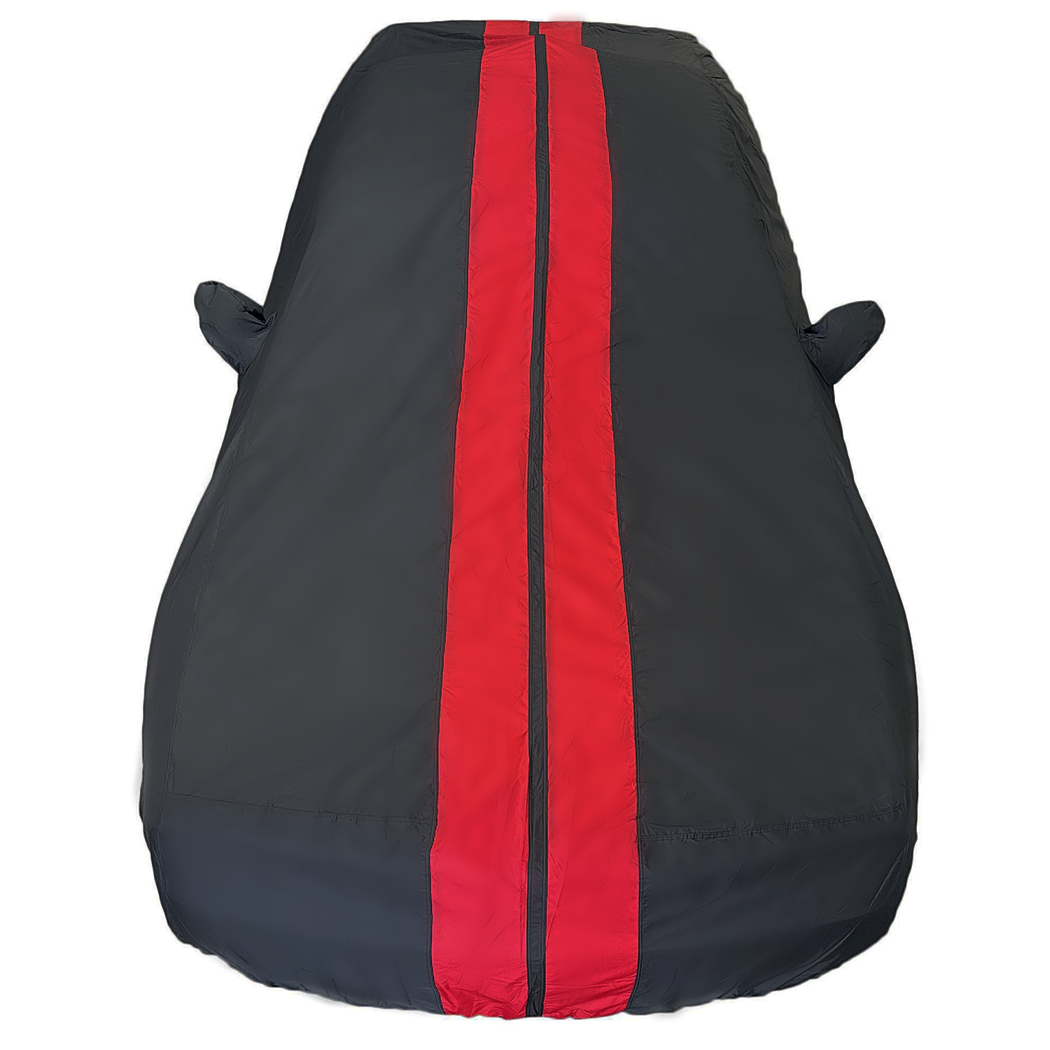 2008-2023 Dodge Challenger Ultraguard Plus Car Cover - 300D Indoor/Outdoor Protection - Black with Red Stripes-SR1 Performance