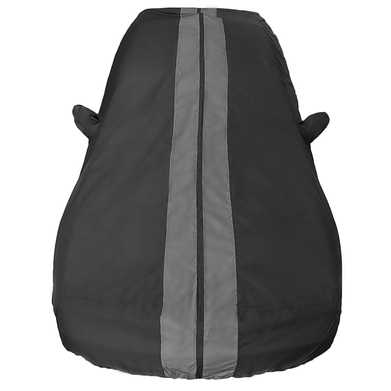 2008-2023 Dodge Challenger Ultraguard Plus Car Cover - 300D Indoor/Outdoor Protection - Black with Gray Stripes-SR1 Performance