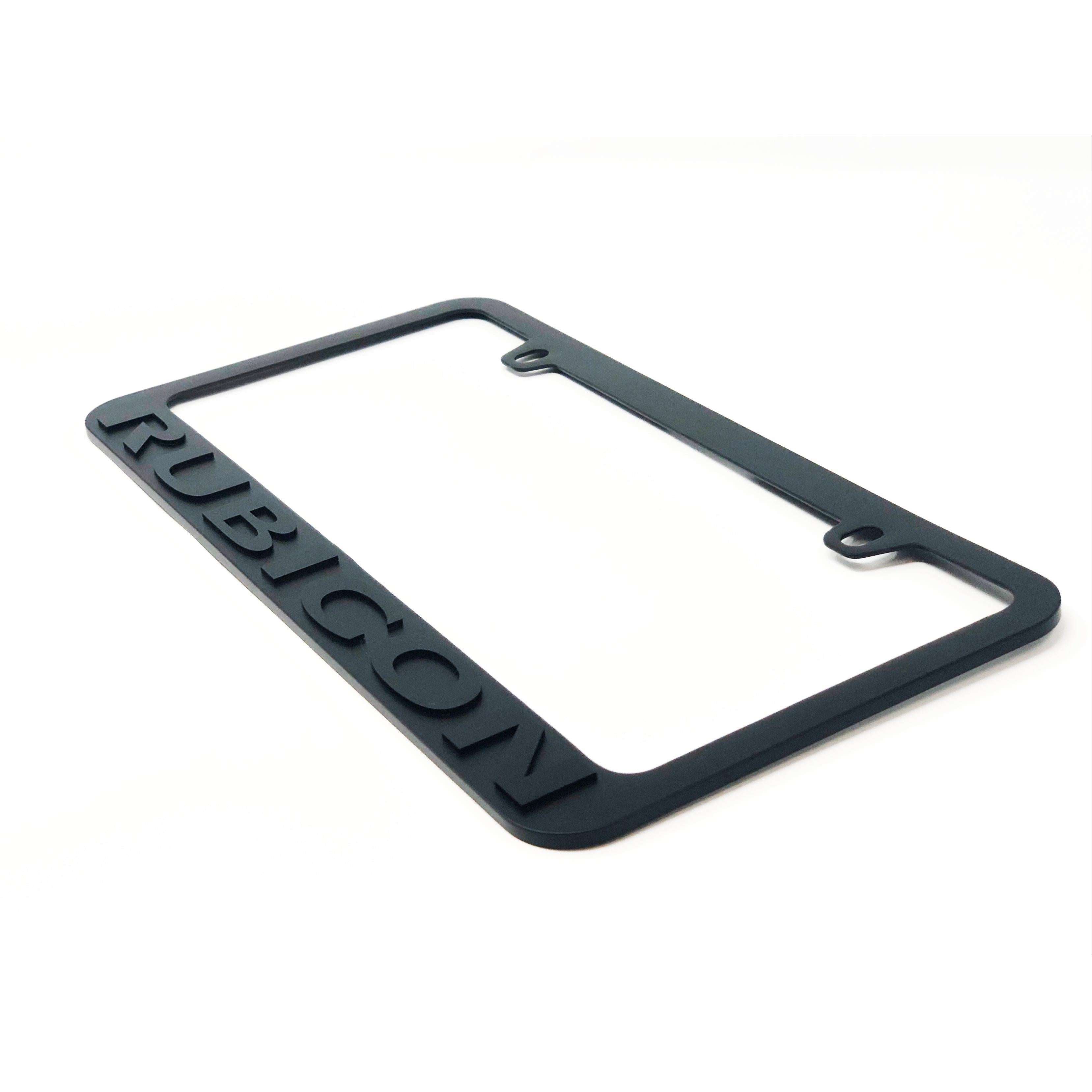 Jeep Rubicon Stealth Blackout License Plate Frame-SR1 Performance