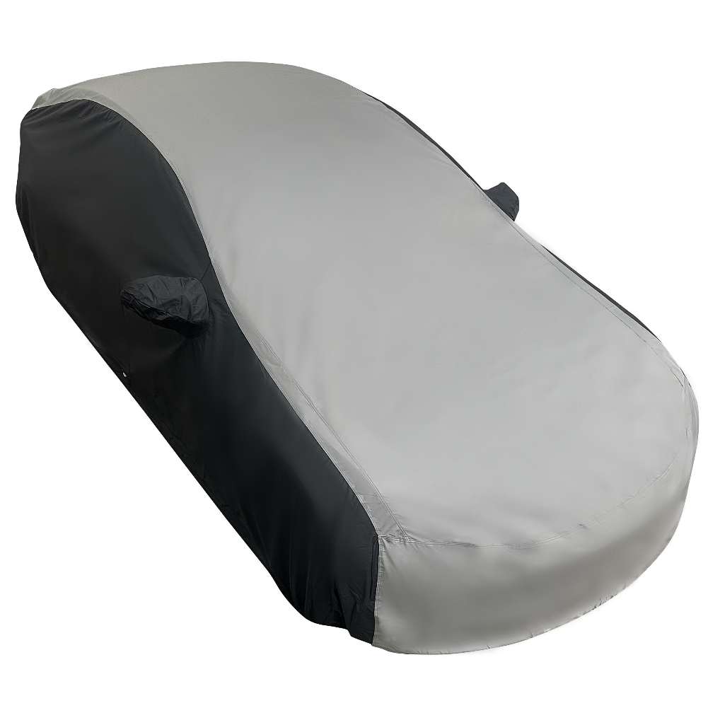 2017-2024 Tesla Model 3 Ultraguard Plus Car Cover - 300D Indoor/Outdoor Protection - Gray/Black-SR1 Performance