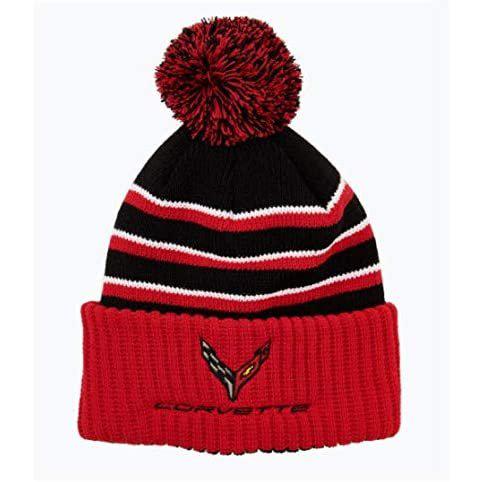 C8 Corvette Next Generation Beanie with Pom-SR1 Performance