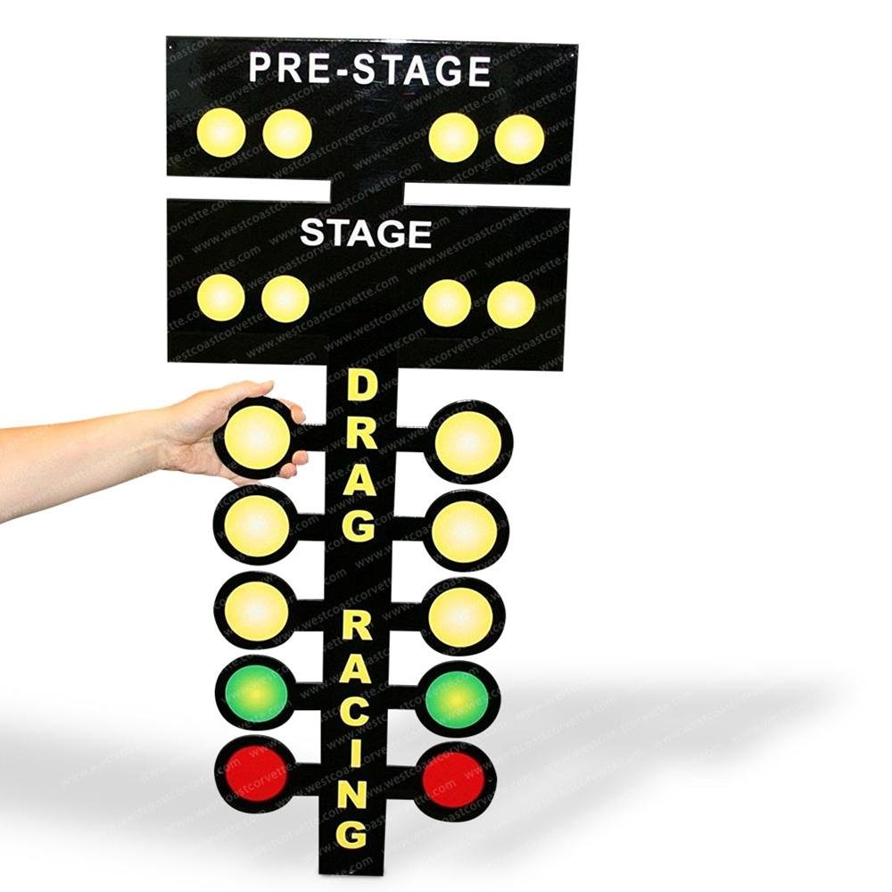 Triple Tree Drag Racing Metal Sign - DRAG STRIP – 35" x 15"-SR1 Performance