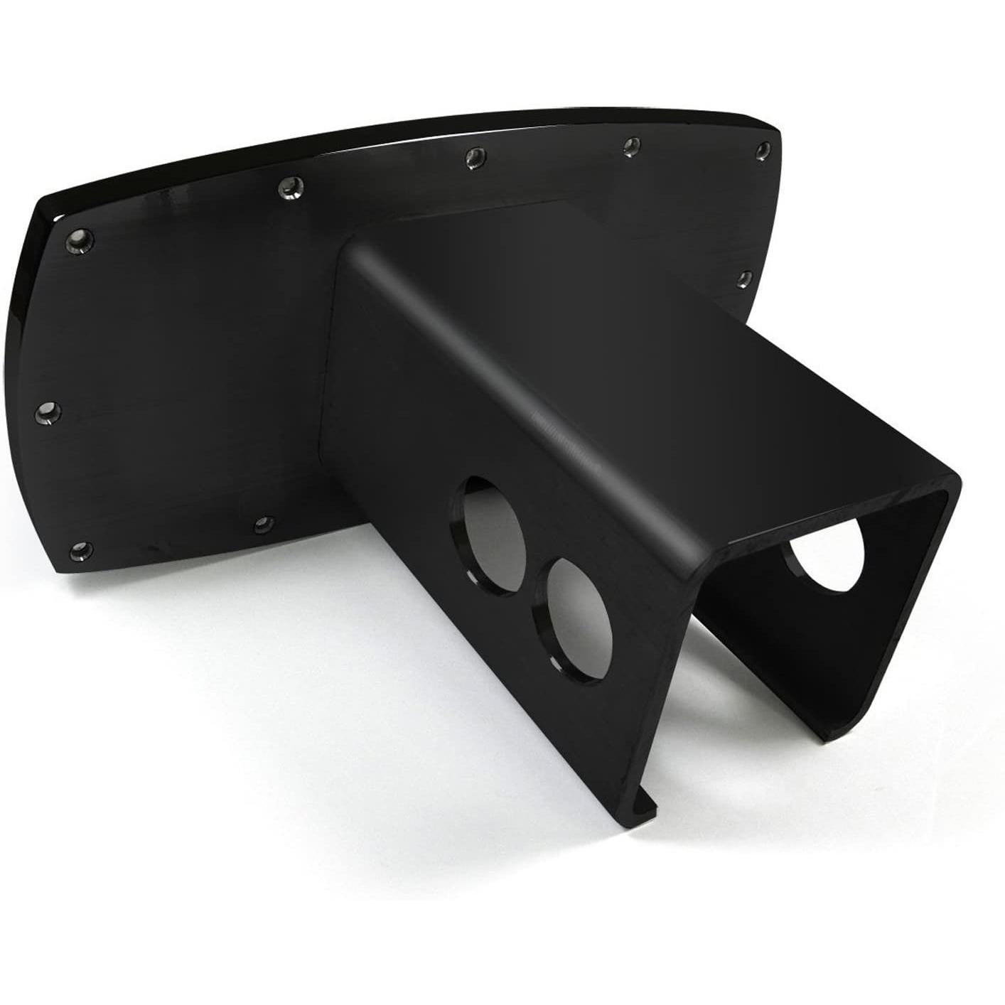 GMC Denali Billet Aluminum Tow Hitch Cover with Black Trim-SR1 Performance